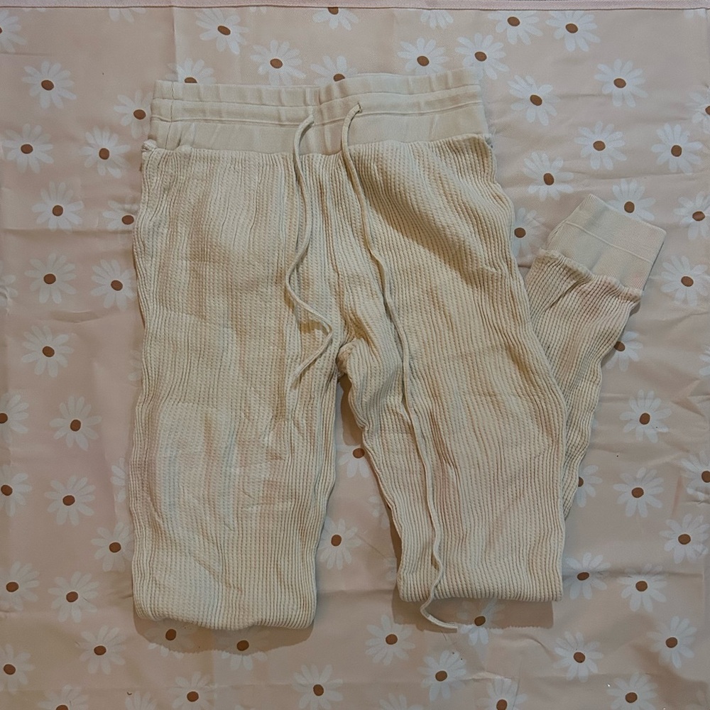 s f21 waffle knit joggers
